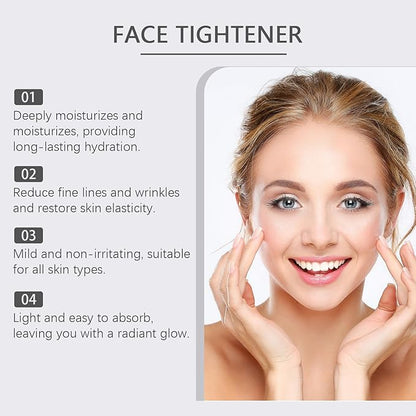 Temporary Face Tightener,Face Tightener Firm, Instant Lift Serum Firming and Smoothing Fine Lines for All Skin Types,100g/3.53oz