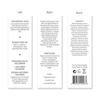 Deep Steep-Skin Care Line- Face Serums (1 oz, Vitamin C Serum)