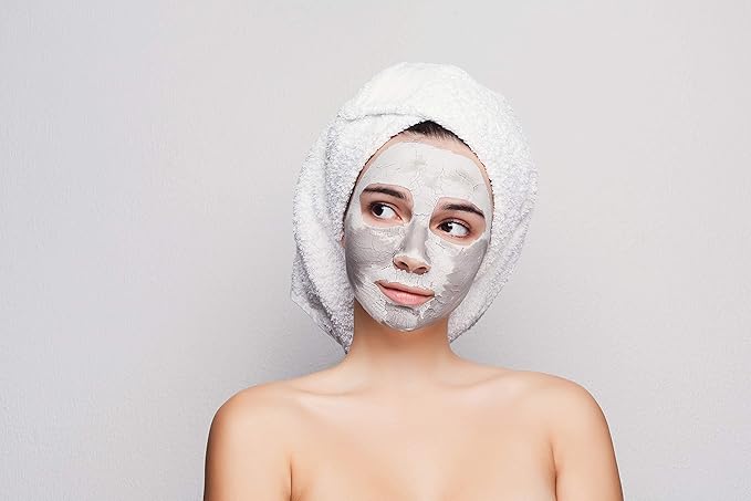 Mayan Pure Indian Healing Clay Powder, Deep Pore Skin Cleansing, Body and Hair Mask, Natural Calcium Bentonite Clay