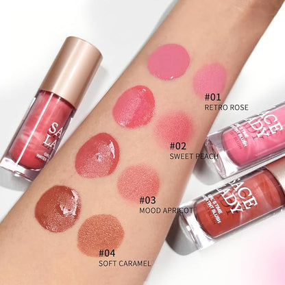 4 Colors Liquid Blush Makeup Kit, Long Lasting Set 4Pcs