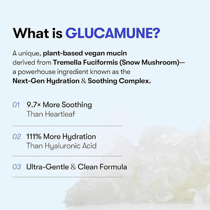 VT COSMETICS Glucamune Mask, Hydrating Vegan Sheet Mask for Face, Hypoallergenic, Fragrance-Free, for Dry & Sensitive Skin, Beta-Glucan, Glucosamine, Glass Skin Glow, Korean Skincare (10 pcs)
