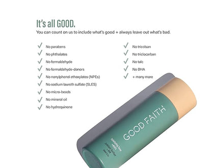 Good Faith - GOOD + Glowing Set - Brightening Skincare Value Kit - 3pcs Exfoliating Toner, Brightening Serum, Softening Moisturizer - Vegan - Cruelty Free