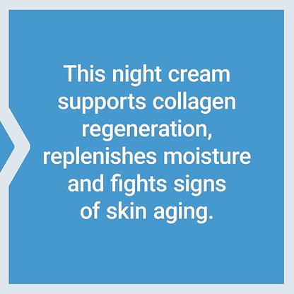 Life Extension Skin Care Collection Night Cream, retinyl palmitate, rice bran ceramides, shea butter, green tea, melatonin-based formula for nighttime skin rejuvenation, 1.65 oz (47 g)