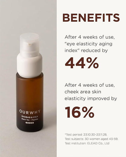 Black Tea Regenerating Ampoule Serum (1.35fl oz) - Anti-Aging Serum for Firmness & Elasticity. With Black Tea, Peptides & CalmingReliefsome™ for Wrinkles & Hydration.