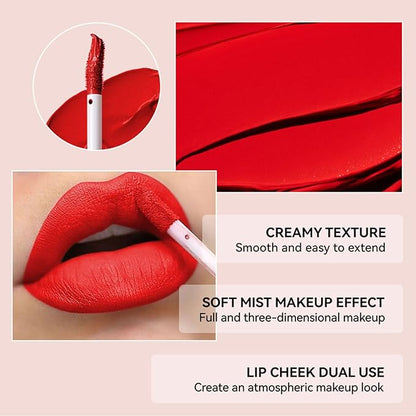 Matte Liquid Lipstick Makeup Set, 3Pcs Long Lasting Long
