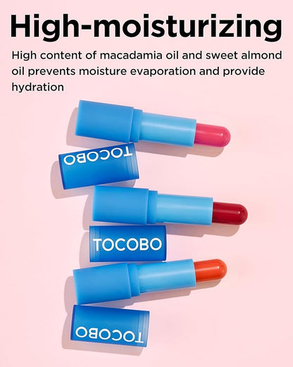 [TOCOBO] Powder Cream Lip Balm 031 Rose Burn 0.67 oz / 19g | Soft Matte Velvet Type Vegan Lip Balm & Creamy Powder Texture without Exfoliation, mother's day