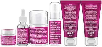 Skin Care Set Kit,Professional Pore Minimizer Soothe, Hydrate, Oil Control, Deep Cleanse Women Teen Girls Skincare Facial Skin Care Products,Travel Facial Skin Care Routine Kit Women Beauty Gift Set