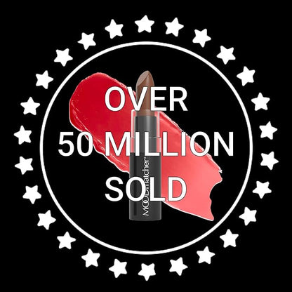 MOODmatcher Original Color Changing Lipstick – 12 Hours Long-Lasting, Moisturizing, Smudge-Proof, Glamorous Personalized Color, Premium Quality – Made in USA (Brown)