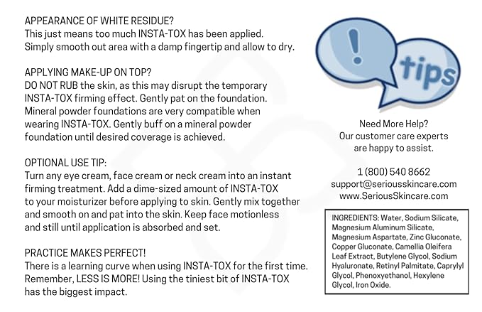 Serious Skincare INSTA-TOX Instant Wrinkle Smoothing