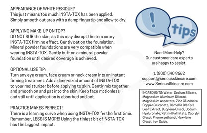 Serious Skincare INSTA-TOX Instant Wrinkle Smoothing
