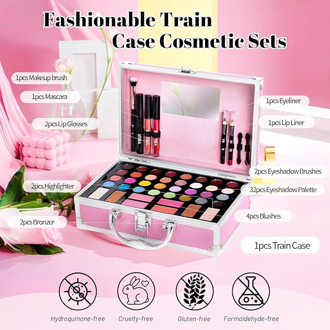 Beginner Makeup Kit for Teen,Makeup Gift Set
