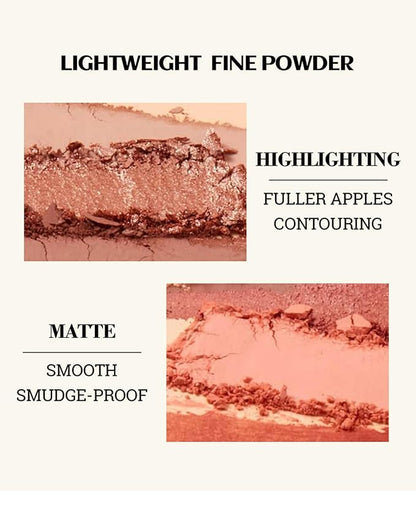 MAEPEOR Matte Face Blush 8 Colors Lightweight Natural (Color 06)