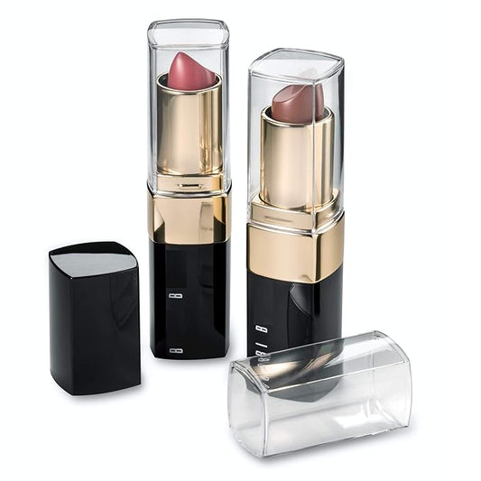 byAlegory Clear Lipstick Caps Compatible With BOBBI BROWN - LIP COLOR Lipstick - Replaces Original Cap To See Your Favorite Lipstick Color Easily (12 Caps)