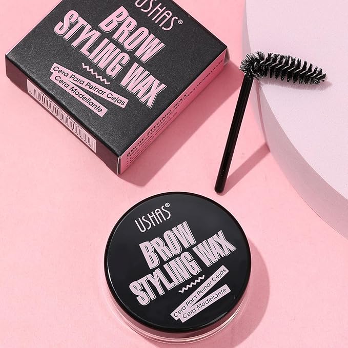 USHAS Eyebrow Gel for Eyebrow Styling Waterproof And Sweat-Proof Clear brow Gel, Long-Lasting Eyebrow Wax Kit for Eyebrow Freeze, Quick-drying & Natural Shape