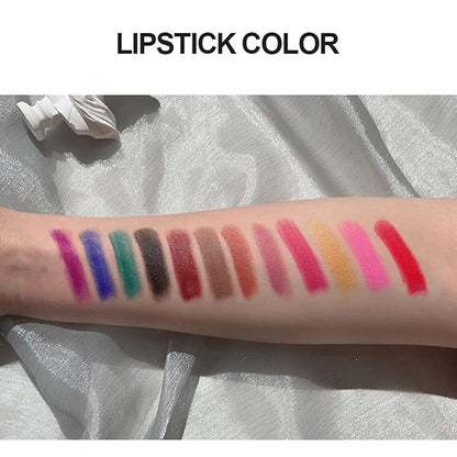 Red Brown Matte Lipstick, Smudge Proof Long Lasting Smudge