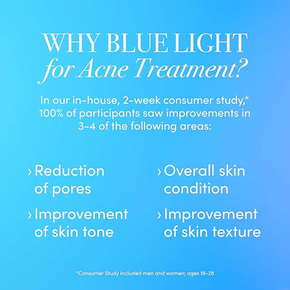 reVive Light Therapy Lux Collection Spot Acne Device for Face, Portable Red & Blue Light Therapy