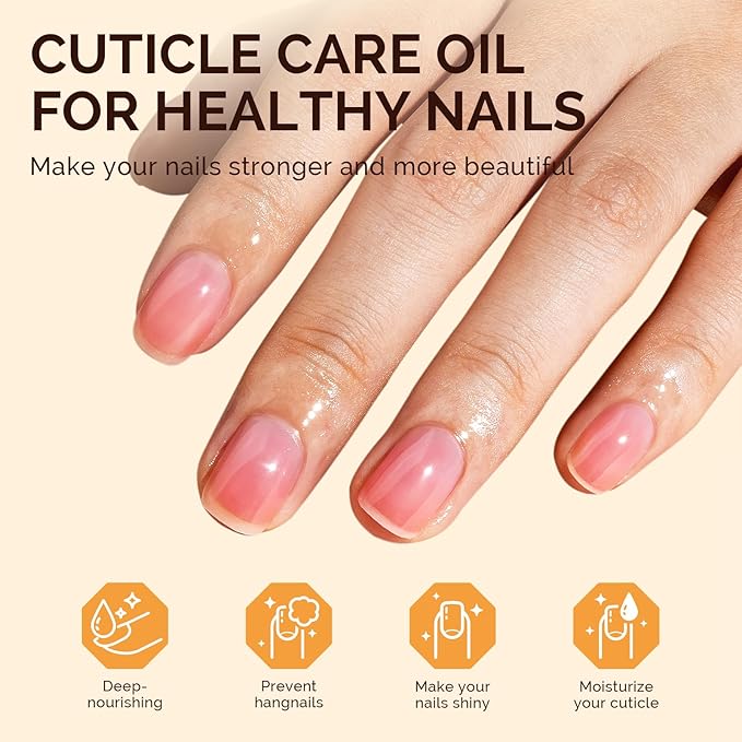 MelodySusie 12Pcs Cuticle Oil Pen Set,Nail Moisturizing Cuticle Oil Enriched with Vitamin E,Softens and Repairs cuticles,Nail Strengthener,Protects Damaged Skin,Thin Nails
