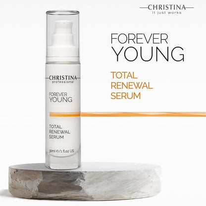 Christina Forever Young Renewal Serum for Face | Rejuvenation, Fresh and Velvety Feel | Face Serum for Lasting Skin Health | Easy Application for Daily Use for All Skin Types 30ml / 1 fl.oz