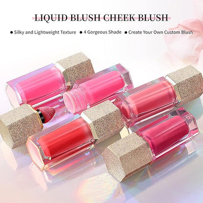 Soft Cream Blush, Liquid Blush for Natural Dewy Foggy Pink