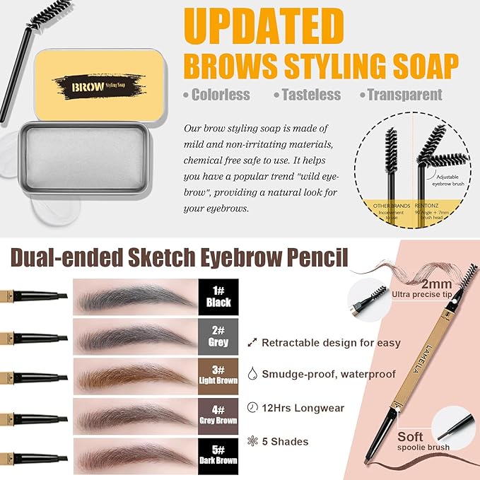 All in One Makeup Kit,Includes Naked Eyeshadow,CC Cream,Liquid