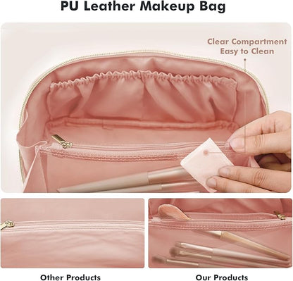 Prite travel cosmetic bag makeup