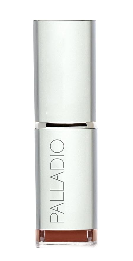 Palladio Herbal Lipstick, Brownie, Rich Pigmented and Creamy Lipstick, Infused with Aloe Vera, Chamomile & Ginseng, Prevents Lips from Drying, Combats Fine Lines, Long Lasting Lipstick