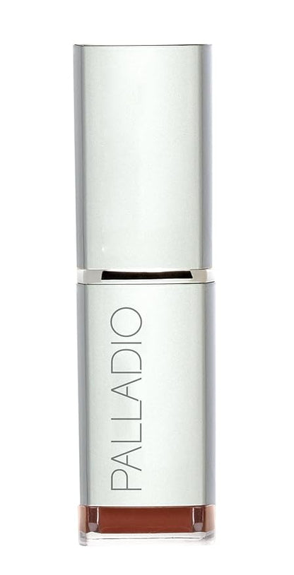 Palladio Herbal Lipstick, Brownie, Rich Pigmented and Creamy Lipstick, Infused with Aloe Vera, Chamomile & Ginseng, Prevents Lips from Drying, Combats Fine Lines, Long Lasting Lipstick