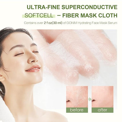 Korean Hyaluronic Acid Sheet Mask (15 sheets) | Resurrection Plant | Strengthen the skin barrier | Anti-Aging Mask | Reduce Fine Lines & Wrinkles, Smooths & Repairs | Korean SkinCare