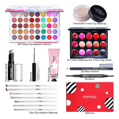 All-in-One Makeup Gift Set Carry All Makeup Kit