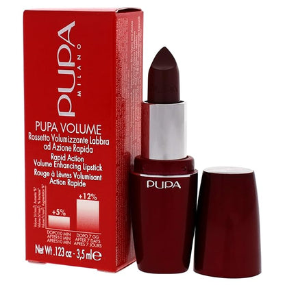 Pupa Milano Volume - Plumping, Hydrating Cream Formula Lipsticks - Lasting Color That Stays On Lips All Day Long - Lustrous, Flattering Shades For All Skin Complexions - 500 Chocolate - 0.123 Oz