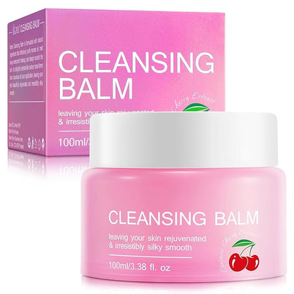Cleansing Balm Makeup Remover, Facial Deep Clear Cleansing Balm for Makeup Removal, Hydrating & Nourising Face Cleanser, Korean Skincare, Christmas Holiday Gift for Women,100ml