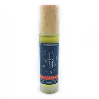 The Ilex Wood - Revitalising Eye Serum. An all-natural vegan anti-ageing serum with Cacay Oil, Green Coffee Arabica Oil, Frankincense, Eucalyptus, Thyme, Bergamot & Orange - 10ml (0.34 fl oz)