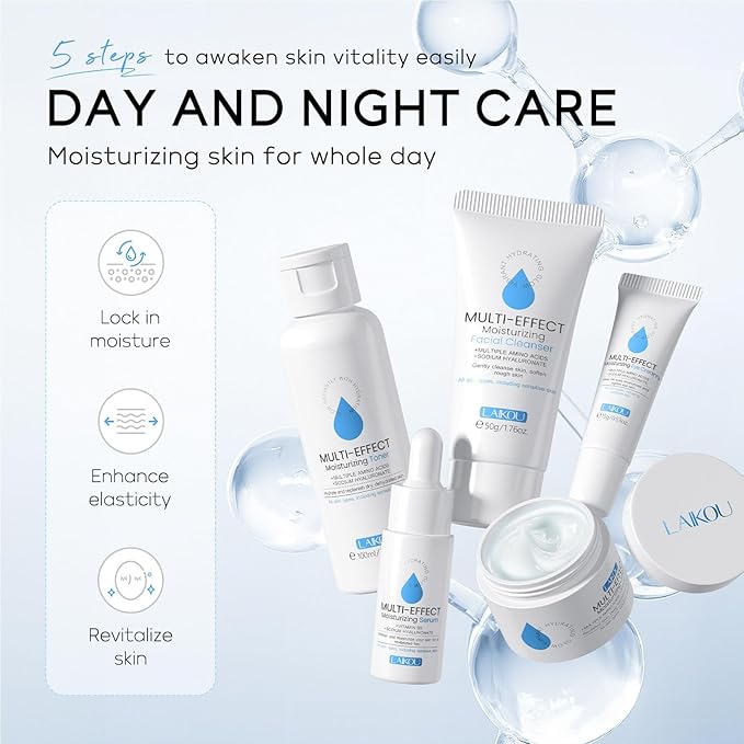 Generic Moisturizer Skin Care Set,5PCS Skincare Set,Long-Lasting