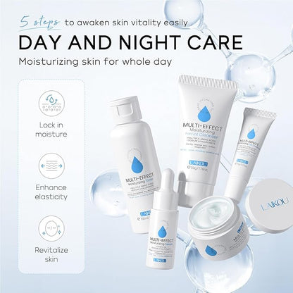 Generic Moisturizer Skin Care Set,5PCS Skincare Set,Long-Lasting