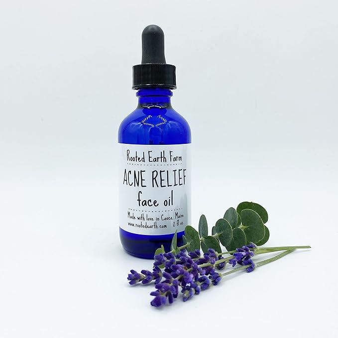 Acne Relief Face Oil - 2 fl oz - Facial Serum and Moisturizer for Sensitive Skin