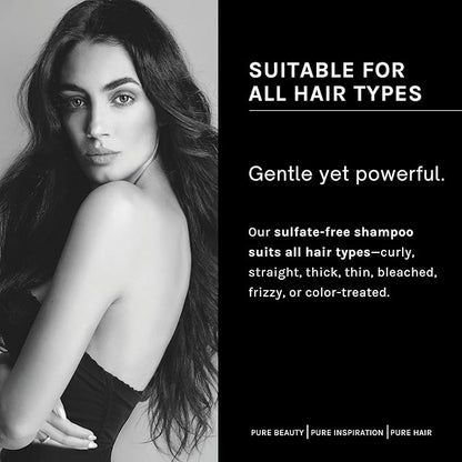 pH PURE HAIR Smooth Perfect Anti Frizz Hair Mask - Softens and adds shine for Frizzy, Unruly Hair, Enriched with Monoi Oil and Magnolia Extract (6.7 Oz)