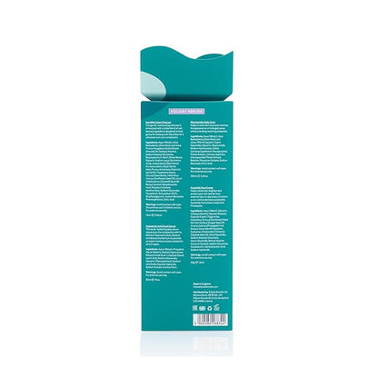 Holiday Heroes Skincare Giftset – 4-Step Regime with Oat Milk Cleanser, Niacinamide Toner, Hyaluronic Acid Serum, Ceramide Face Cream – Vegan, Cruelty-Free, UK Made, Nourishing and Hydrating