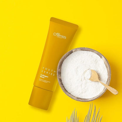 Skin Chemists Collagen Face Mask | Anti Aging Face Mask for Youthful, Hydrated Skin | Reduces Fine Lines & Wrinkles - Revive, Moisturize, and Soften Face Mask SkinCare 50ml