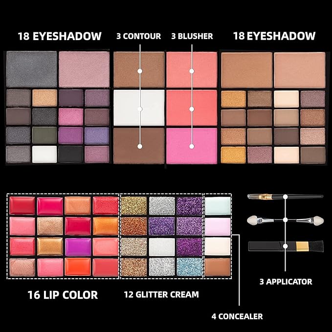74 Colors Makeup Kit - Makeup Sets -