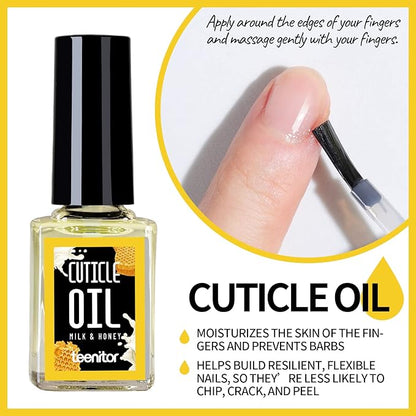 Teenitor Cuticle Care kit with Cuticle Remover and Cuticle Oil