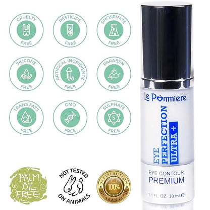 under eye cream 1.1 fl oz. Anti bags, dark circles and puffiness. Anti age, crow's feet. Vitamin E. eye contour anti wrinkle. Moisturizer for face and skin