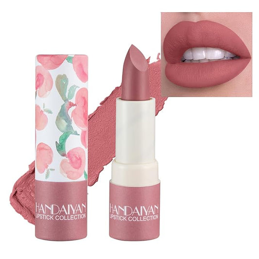 Matte Nude Lipstick, Nude Paper Tube Lipsticks Lip Long