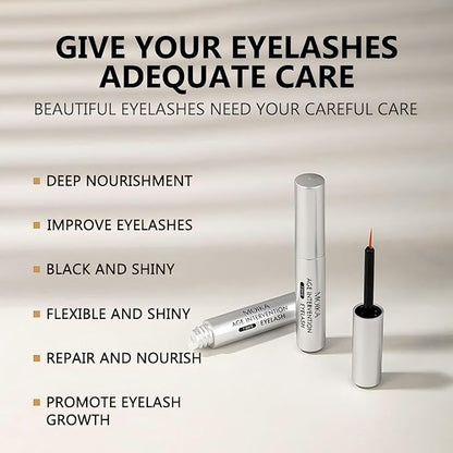 Eyelash Growth Serum, Naturally Longer, Fuller, Thicker, Healthier-Looking Lashes, Clean Beauty Formula, Gentle Daily Use, Vegan & Cruelty-Free Enhancer