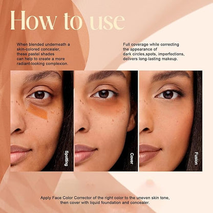 Makeup Blush Palette + Cream Contour Palette Kit,