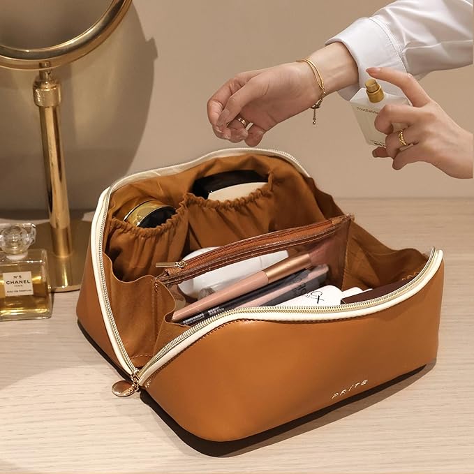 Prite travel cosmetic bag makeup
