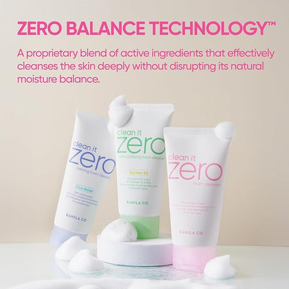 BANILA CO Clean It Zero 3-Step Skincare Set | Original Cleansing Balm 180ml + Foam Cleanser 150ml + Pink Hydration Toner Pads (70ea) | Vegan, All Skin Types