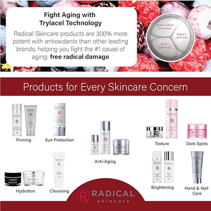 Radical Skincare Youth Infusion Serum - Evens Skin Tone, Reduces Fines Lines & Wrinkles - Hydrates & Smooths Skin - For All Skin Types Including Sensitive Skin - Paraben & Cruelty Free (1 fl oz)