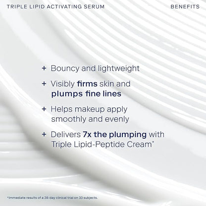 Skinfix Barrier+ Triple Lipid Activating Serum: Featuring Patented* Anti-Aging B-L3™ Complex and 10 Potent Active Ingredients for Firmer, Plumper, and Smoother Skin, 1 oz