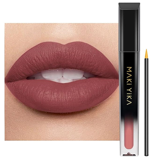 MAKI YIKA Brown Nude Lipstick for Women Color Lipstick