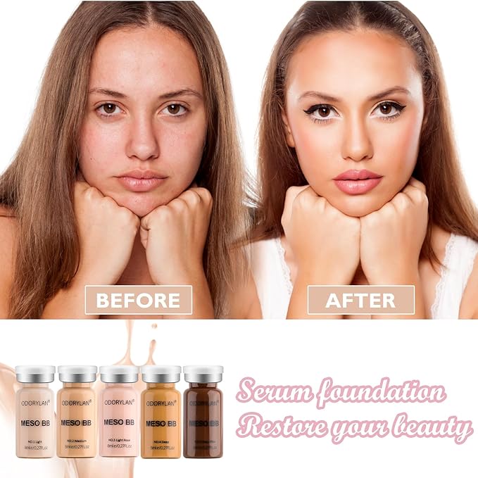 BB Facial Glow Serum Starter Kit Hydration Essence 5-mix pack 27 oz